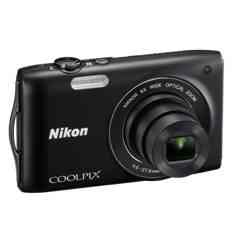 Kit Camara Digital Nikon Coolpix S3200 Negro 16 Mp